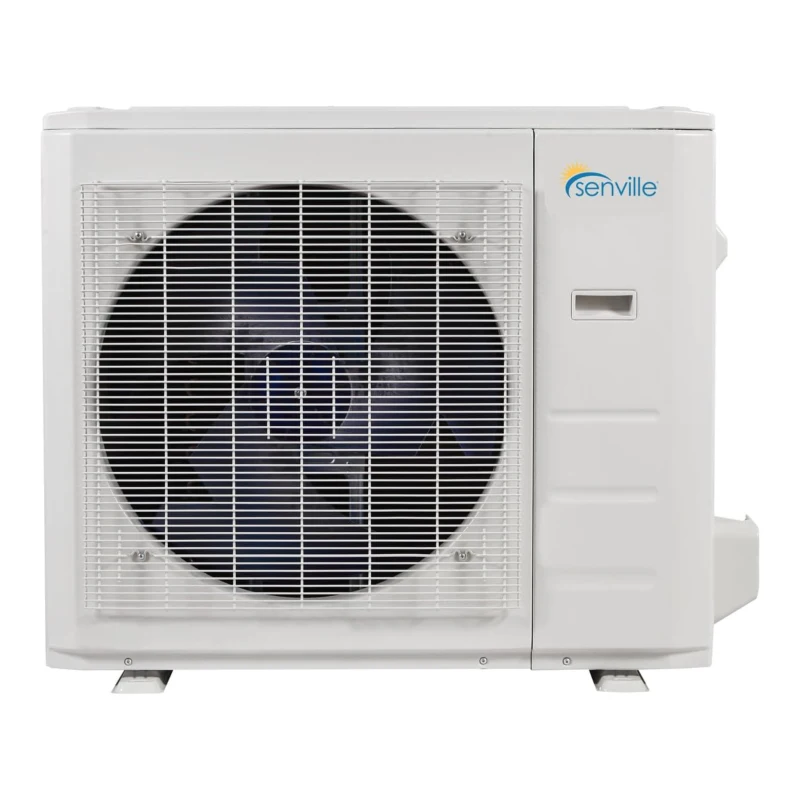 Senville 36000 BTU Air Conditioner with Dual Zone Mini Split System, Arctic Heat Pump, 3 Ton, AHRI Certified, UL Listed, Works with Alexa, White