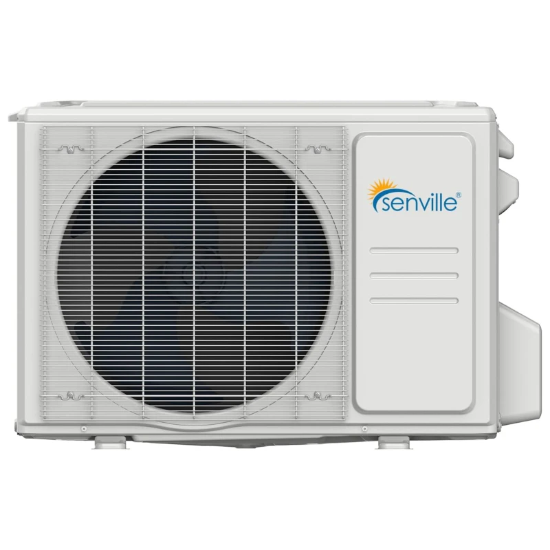 Senville 9000 BTU LETO Series Mini Split Air Conditioner Heat Pump with Inverter, Alexa Enabled, 4-in-1 System with Installation Kit, White