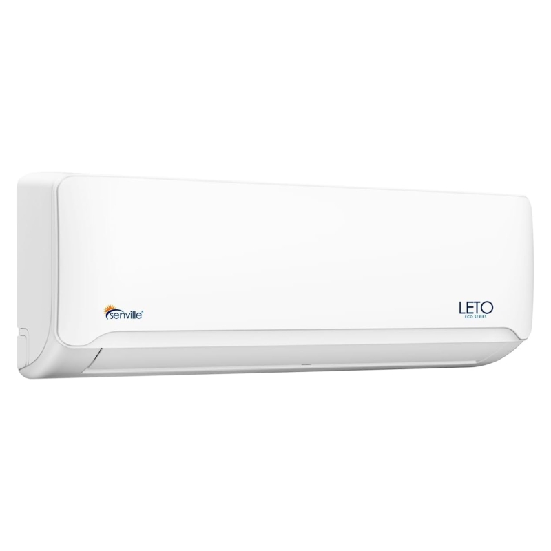 Senville LETO Series 12000 BTU Mini Split Air Conditioner Heat Pump with Inverter, Alexa Compatible, 1 Ton, Installation Kit Included, White
