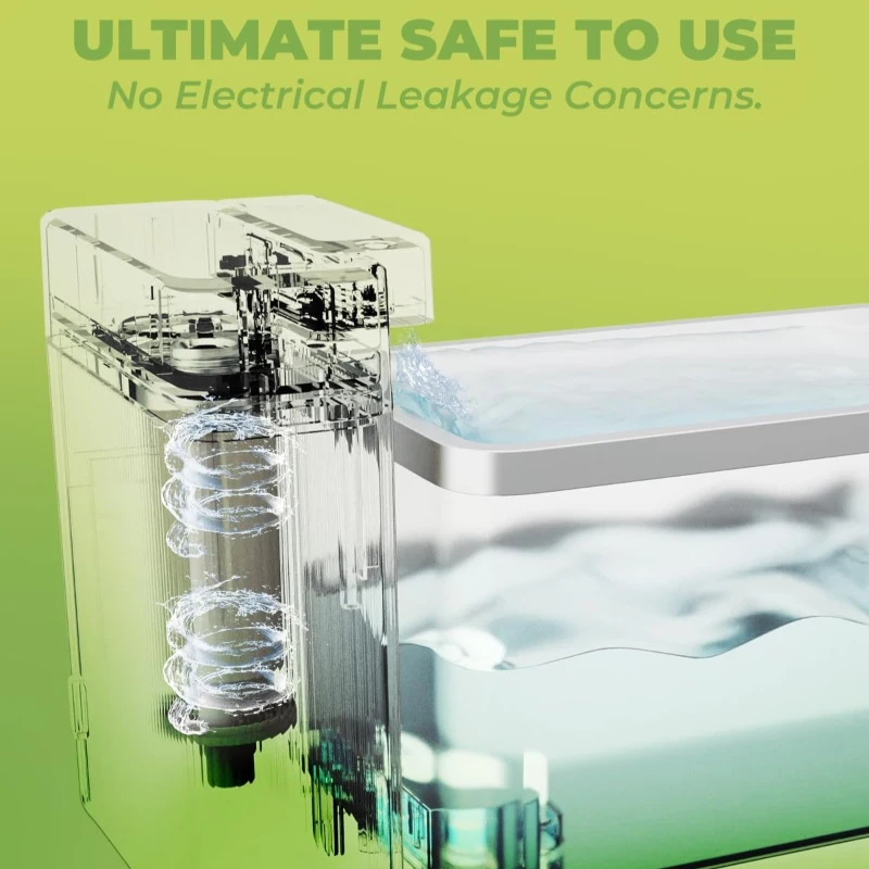 2-Pack Automatic Ultrafiltration Filter for Animal Water Dispenser, Exclusive for FURBULOUS Cube, 1.5" L x 1.5" W x 4.5" H, White