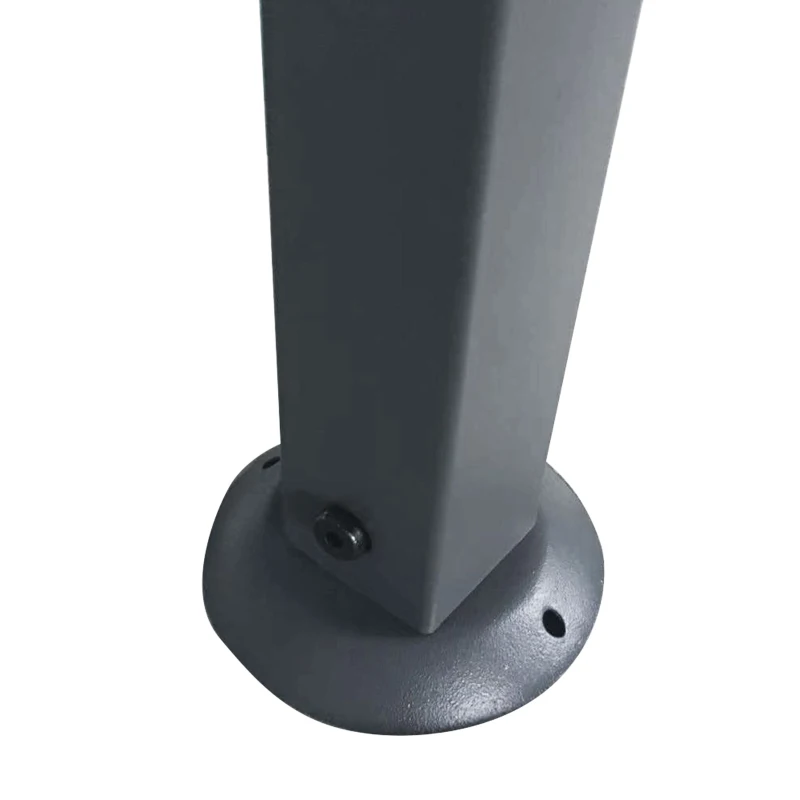 Outsunny 8' x 5' Grill Gazebo with Double Roof, Outdoor BBQ Canopy Gazebo with 2 Side Shelves for Patio Yard Garden Gray