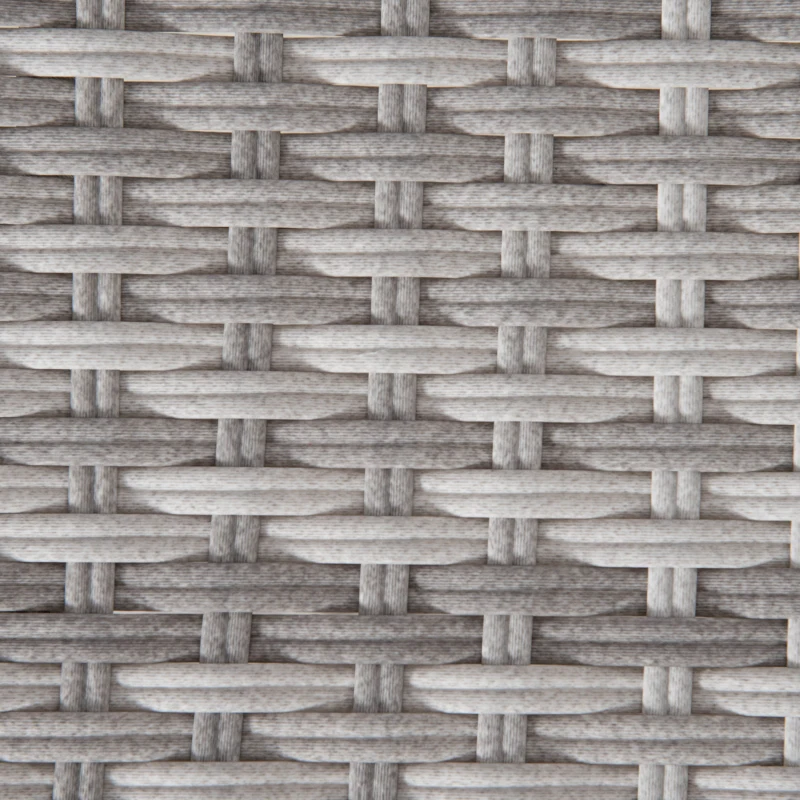 Outsunny 2 Seater Wicker Outdoor Glider Bench, Patio Swing Garden Bench, Garden Loveseat Rocking Chair, w/ Extra Wide Seat, Curved Backrest for Backyard, Poolside, Lawn, Mixed Grey