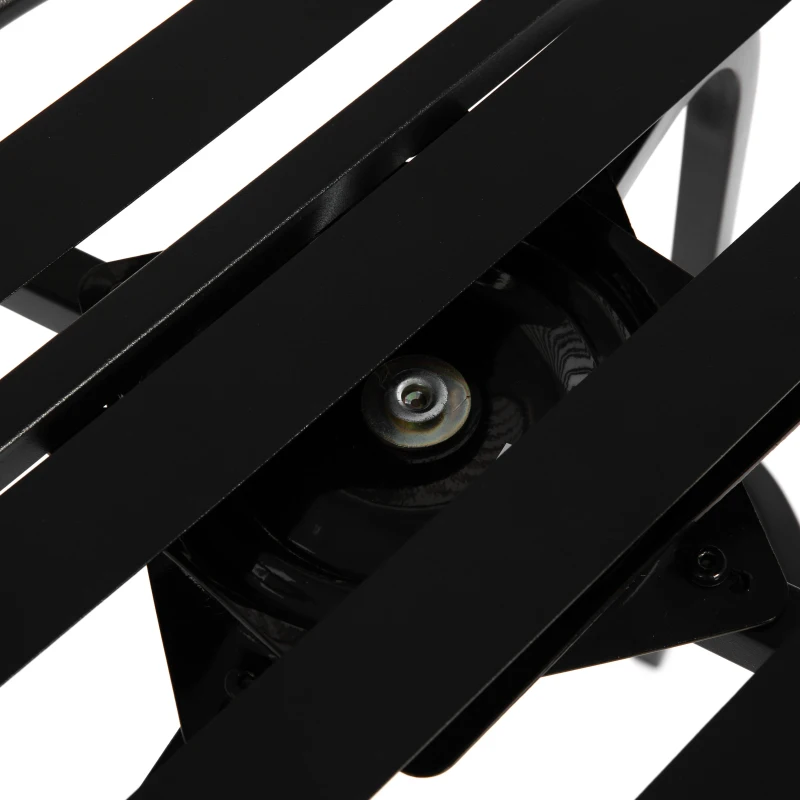 Set of 2 Outdoor Bar Stools with Armrests and Backrest, Steel Frame, All Weather Rattan Bar Chairs with Footrest, 23" L x 17.5" W x 44" H, Gray