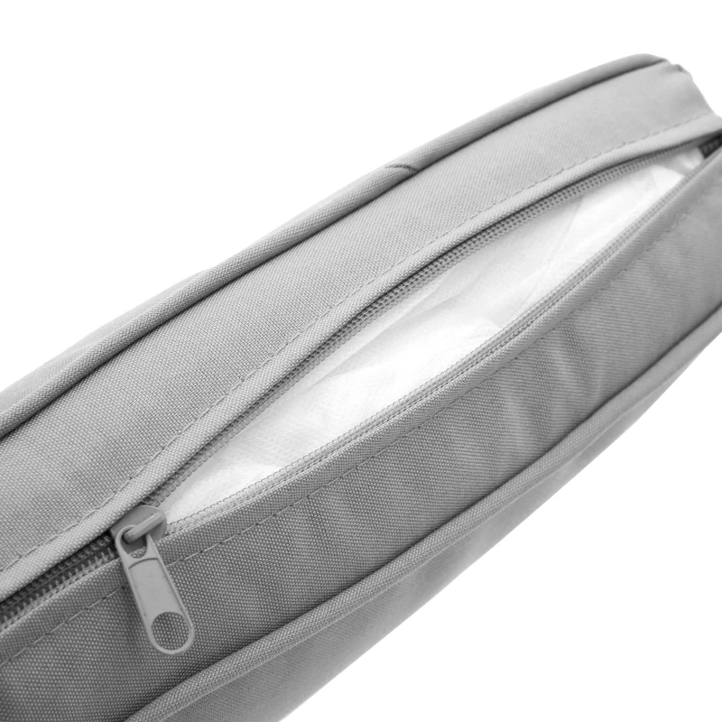 3-Piece Outdoor Rocking Rattan Chair Set with Steel Frame, Durable and Easy to Move, Includes Table, 29" L x 25.5" W x 31" H, Gray