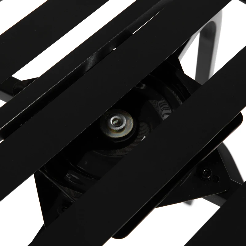 Set of 2 Outdoor Bar Stools with Armrests and Backrest, 2-Piece All Weather Rattan Bar Chairs with Footrest, 23" L x 17.5" W x 44" H, Blue