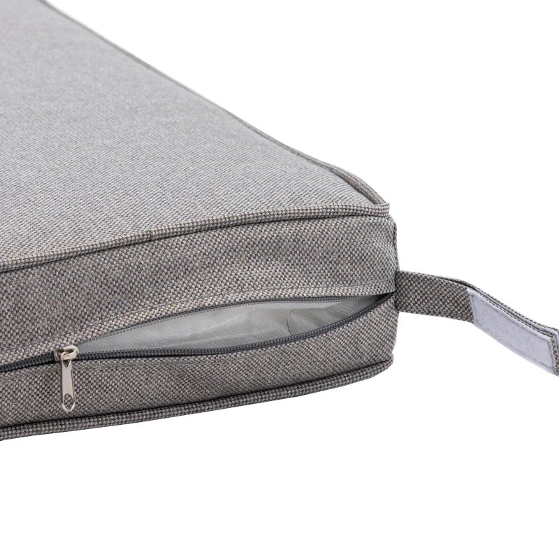 3-Piece Outdoor Swivel Rocker Patio Chairs Set with Tempered Glass Coffee Table, 360° Rocking Conversation Set with Thick Cushions, 29" L x 25" W x 34" H, Grey