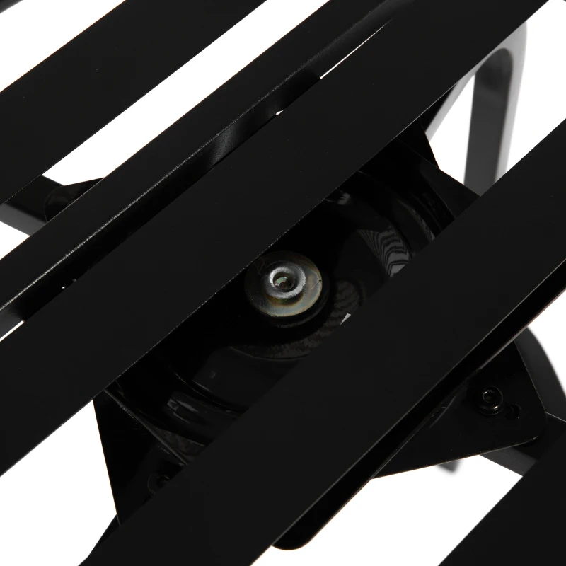 3-Piece Outdoor Bar Set with Ecoating Technology, Innovative Sling Fabric, Patio Bar Table and Swivel Chairs with DPC Wood-Like Top, Gray