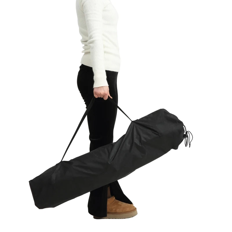 Hammock Camping Chair with Cup Holder and Carry Bag, Folding Portable Rocking Chair with Adjustable Back, 38" L x 35" W x 45" H, Black