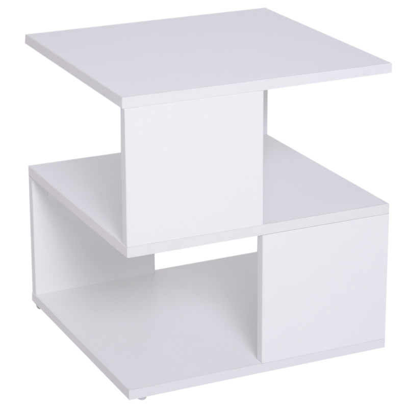 Light Nightstand - Slim Bedside Stand for Small Spaces