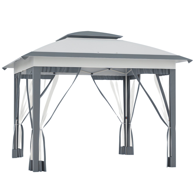 Outsunny 12' x 12' Pop Up Canopy Sun Shade Instant Tent