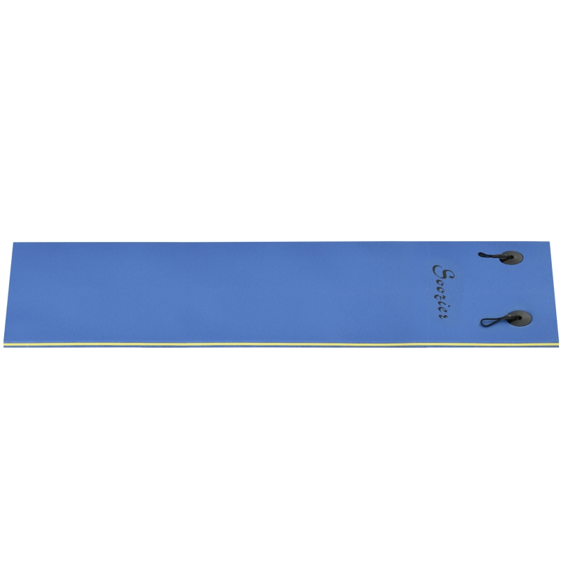 Soozier 6.5' x 2' Roll-Up Pool Float Pad Water Floating Mat for Lake, Ocean, Pool Playing, Relaxing & Recreation, Blue