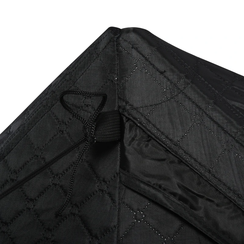 Outsunny 4-Person Insulated Ice Fishing Tent, Portable Ice Fishing Shelter with Ventilation Windows, Carry Bag, Two Doors and Anchors for Low-Temp -22℉