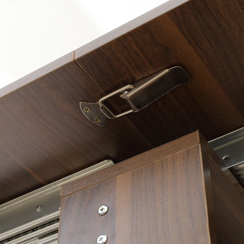 HOMCOM Foldable Dining Table, Extendable Kitchen Table for Small Spaces, Seats up to 6 People