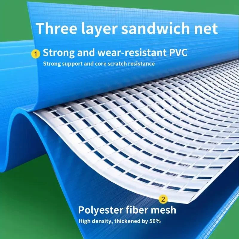 Inflatable Swimming Pool with Quick Water Management, Durable PVC Construction, Easy Setup and Storage, 72" L x 72" W x 20" H, Blue