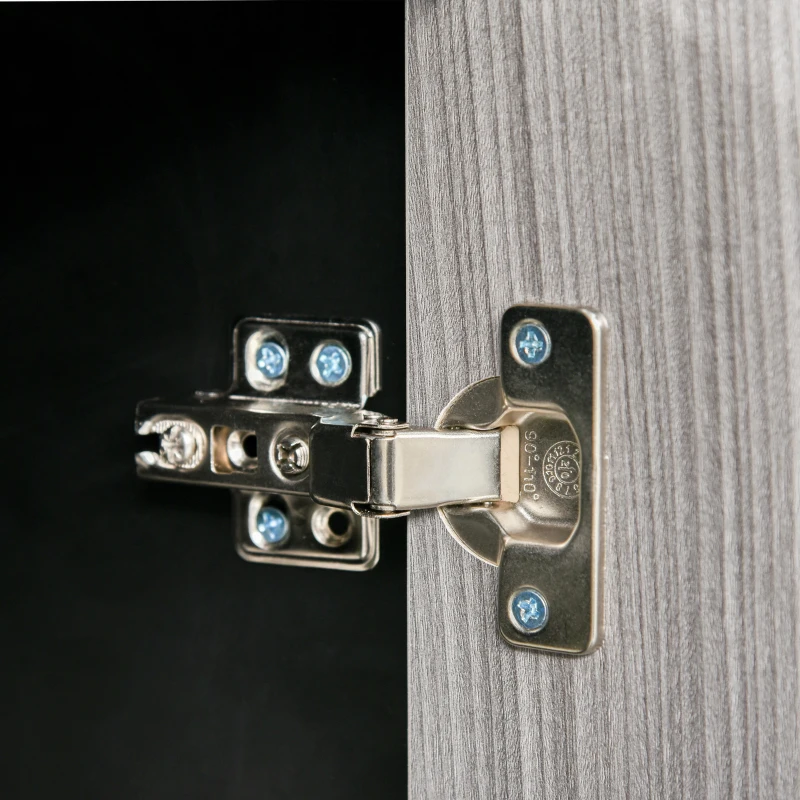 HOMCOM Kitchen Sideboard Storage Cabinet, Modern Coffee Bar with Push-Open Design and 2 Drawers for Living Room, Black