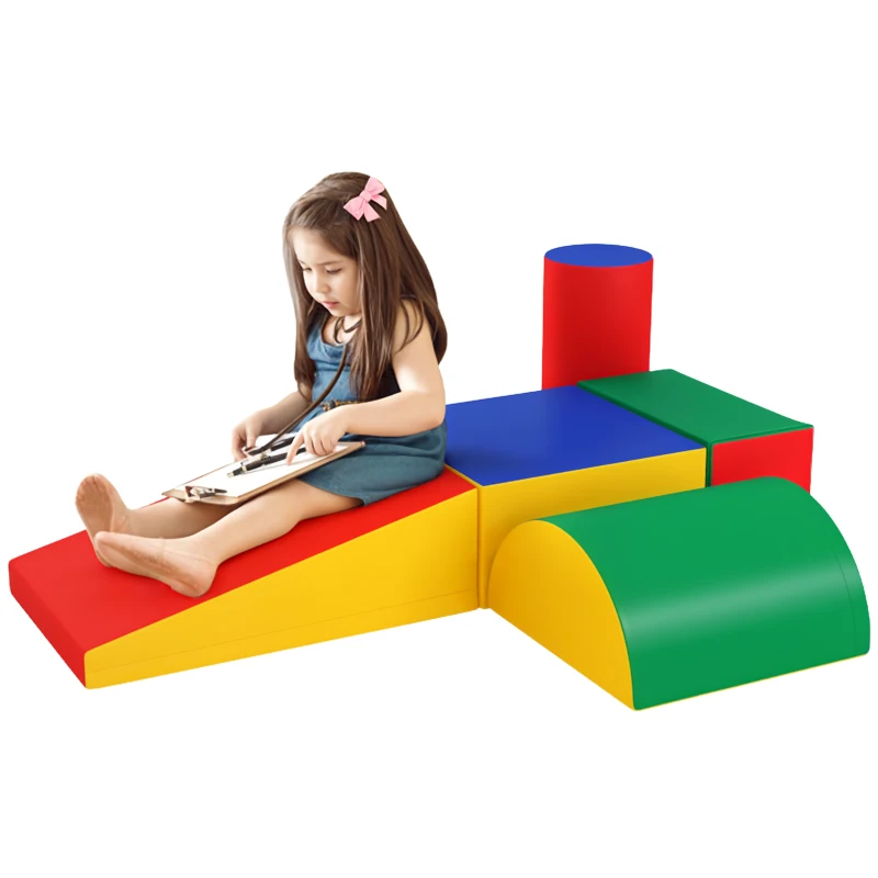 Soozier 5 Piece Climb and Crawl Activity Play Set, Assorted