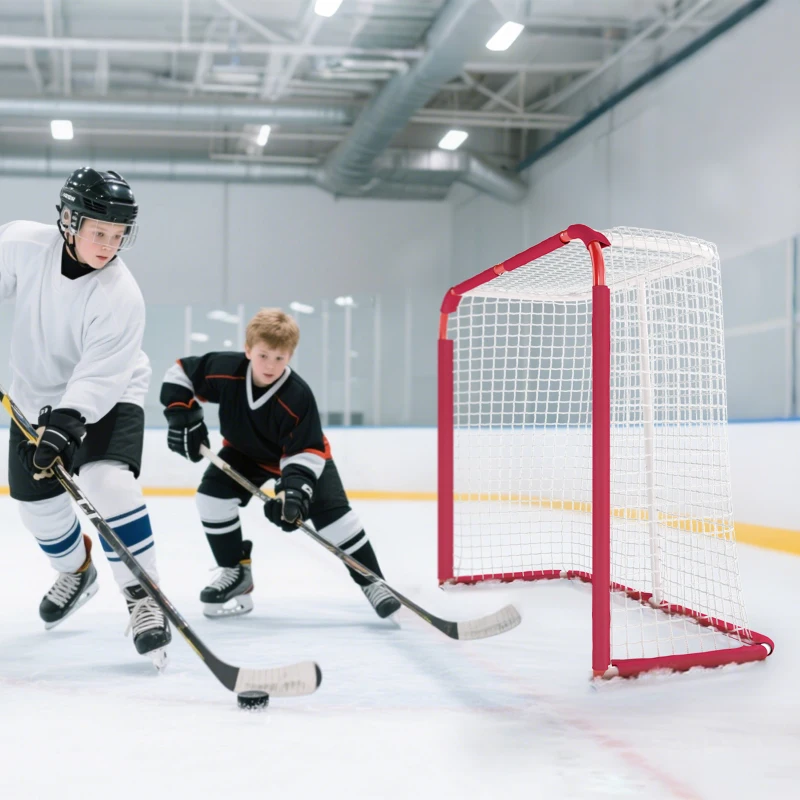Soozier Backyard Soccer Goal, All Weather Practice Soccer Net with Steel Frame, PE Mesh for Backyard, Easy Assembly