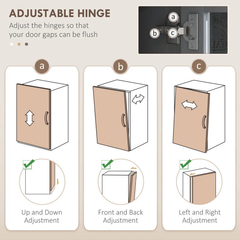 HOMCOM Kitchen Cabinet with Charging Station, 2 Tilt Out Cabinets, Microwave Stand, Freestanding Kitchen Pantry Cabinet, Grey