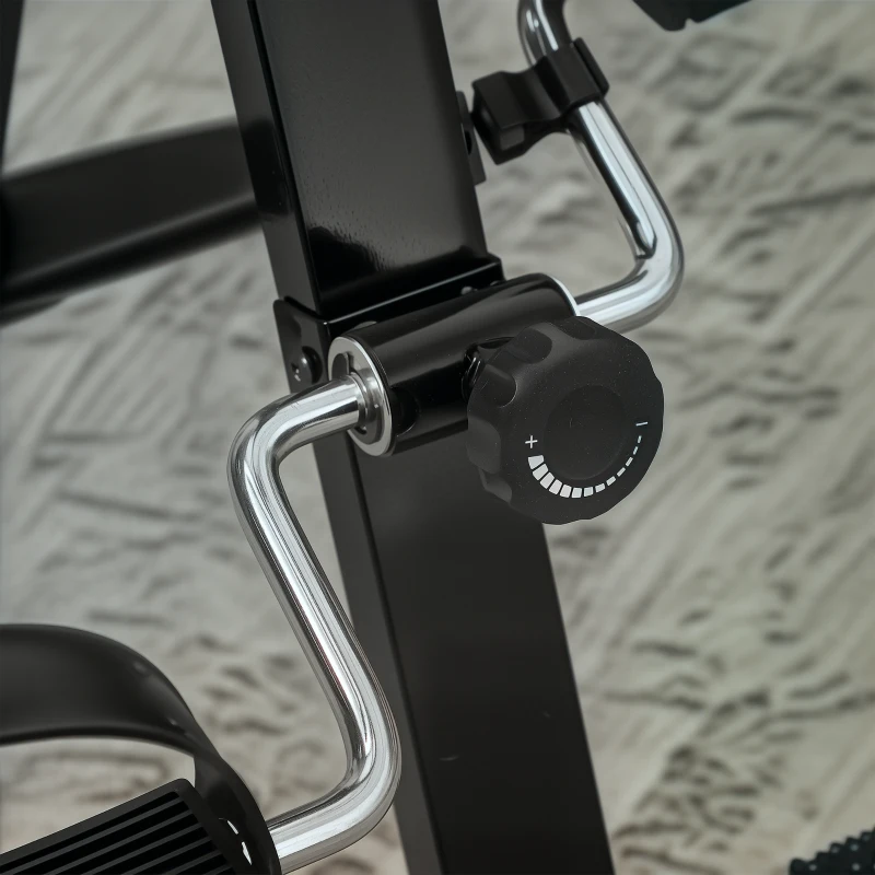 Soozier Seated Pedal Exerciser, Foldable Leg Exercise Bike with LCD Monitor for Seniors Elderly Rehabilitation Recovery Therapy