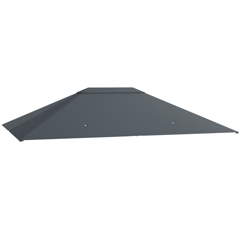 Outsunny 10' x 13' Gazebo Canopy Replacement Roof for 84C-116, Dark Gray