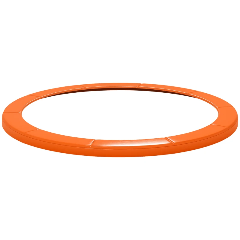 Soozier 14ft Trampoline Replacement Pad Trampolining Replacement Jump Bounce Exercise GYM Pad Only Light Orange