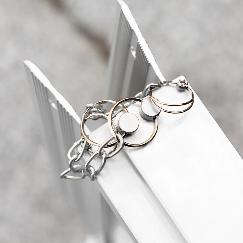 HOMCOM 10' Foldable Handicap Ramp for Home, Steps, Doorways, Aluminum Wheelchair Ramp, Textured Threshold Ramp, Silver