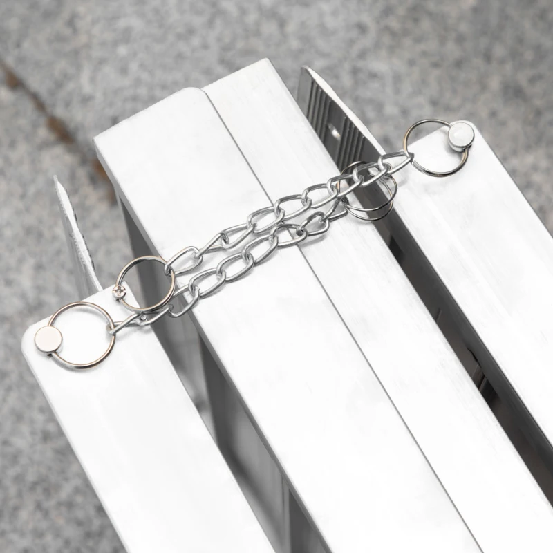 HOMCOM 6' Skidproof Portable Wheelchair Ramp for Home, Steps, Doorways, Carpeted Foldable Handicap Ramp, Threshold Ramp