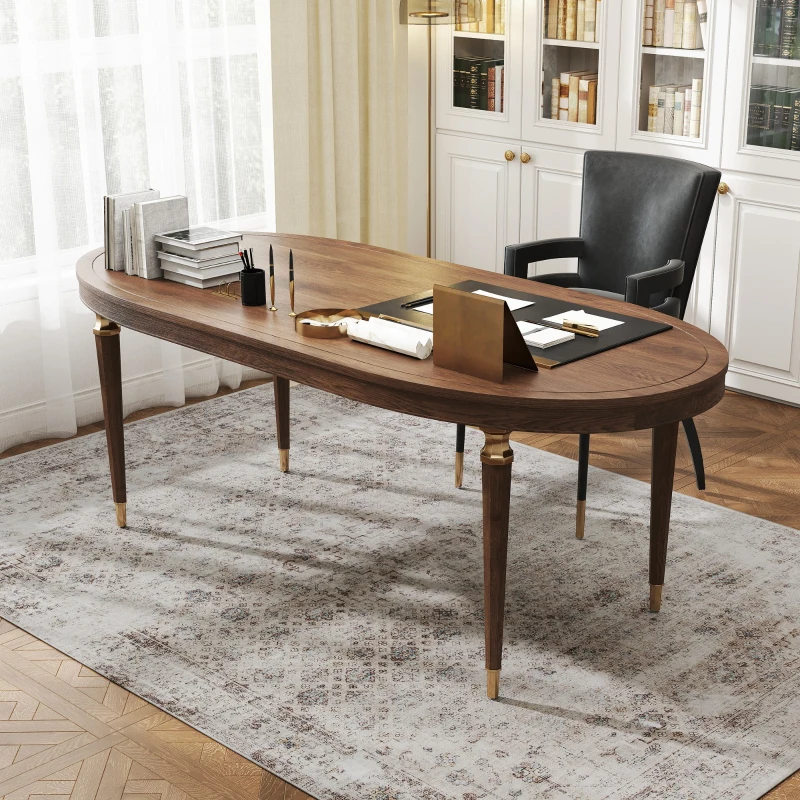 HOMCOM Machine Washable Area Rug 5x7, Non-Slip Traditional Floor Carpet for Living Room, Bedroom, Light Mixed-Brown