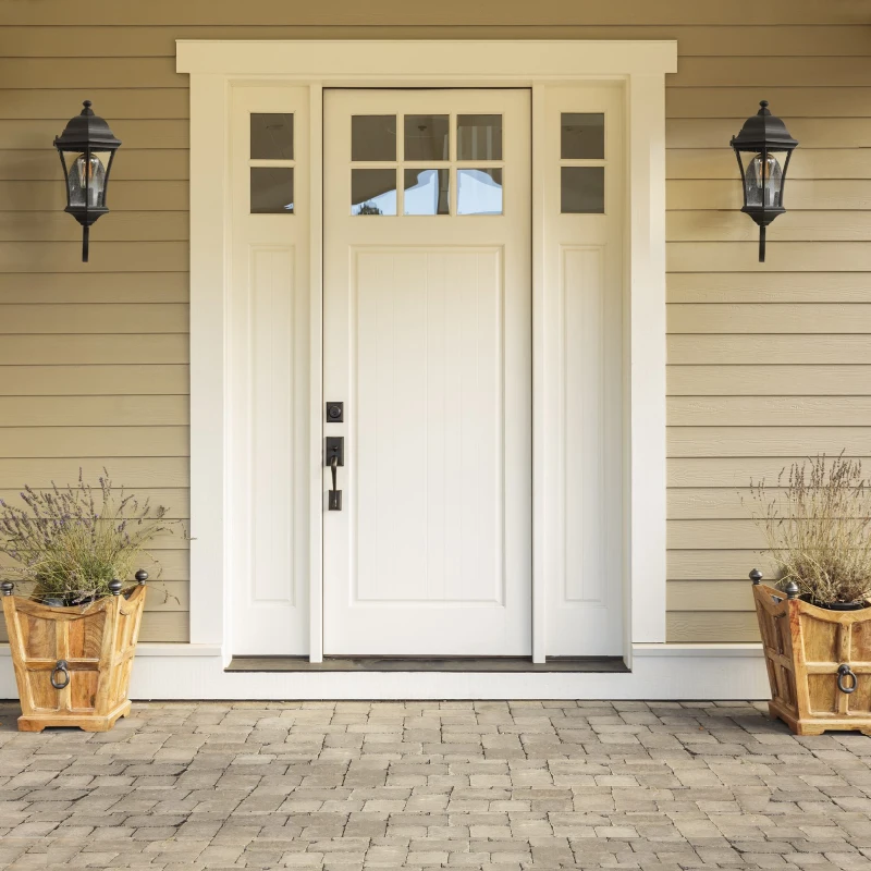 2-Pack Vintage Wall-Mounted Outdoor Lantern Lights with Versatile Lighting, Ideal for Porch, Patio, 22" L x 9.5" W x 19.5" H, Black