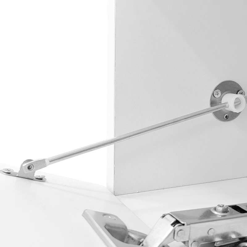 Cloud Coffee Table with Drawer and Open Storage, Particle Board, Cloud Coffee Table with Functional Design, 39.5" L x 23.5" W x 15" H, White