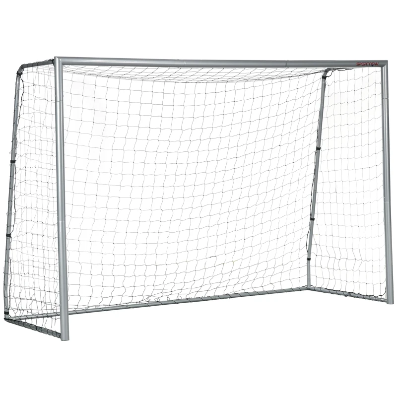 Soozier 10ft x 6.5ft Soccer Goal, Soccer Net for Backyard with Ground Stakes, Quick and Simple Set Up