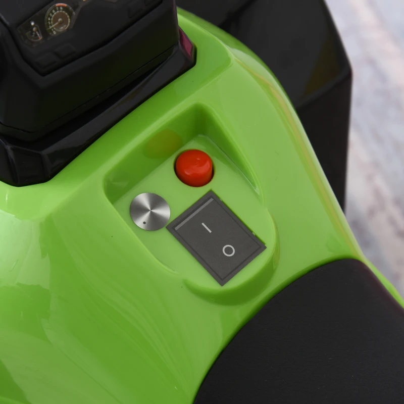 Aosom NO Power Kids Ride On Push Car, w/ Music, Lights for 1.5-3, Green