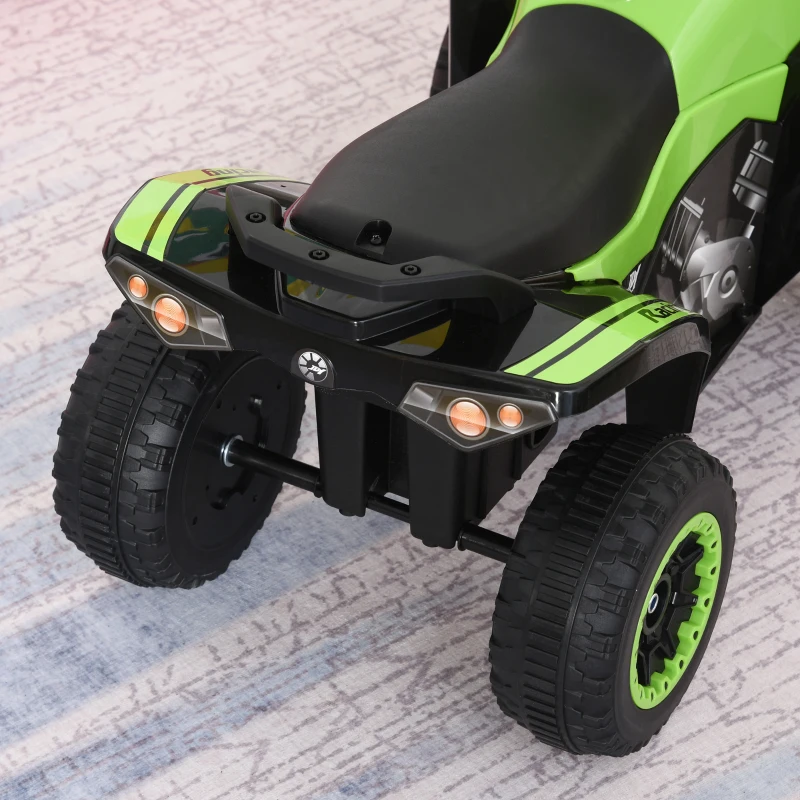 Aosom NO Power Kids Ride On Push Car, w/ Music, Lights for 1.5-3, Green
