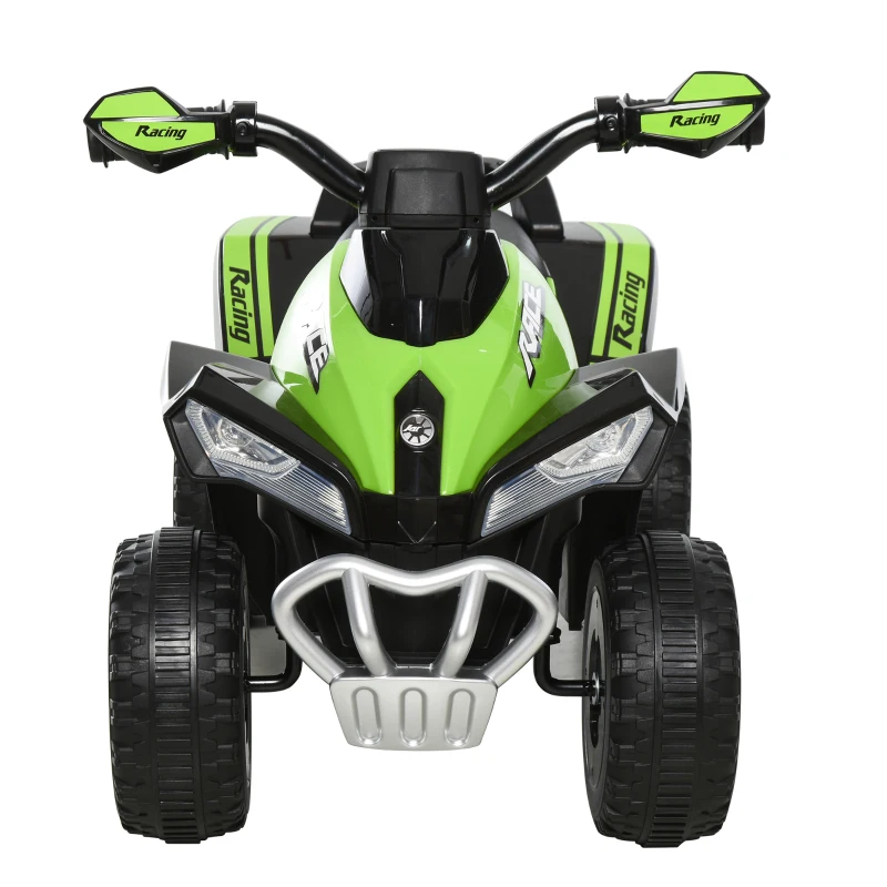 Aosom NO Power Kids Ride On Push Car, w/ Music, Lights for 1.5-3, Green