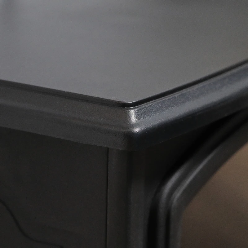 HOMCOM Electric Fireplace Heater, Freestanding Fireplace Stove with Realistic Flame Effect, Overheat Safety Protection, 750W/1500W, Black