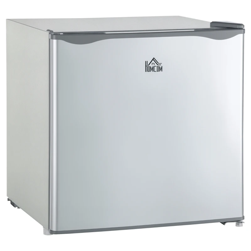HOMCOM 1.1 Cu. Ft. Mini Freezer, Compact Upright Freezer with Reversible Door, Removable Shelf, Adjustable Temperature, Grey