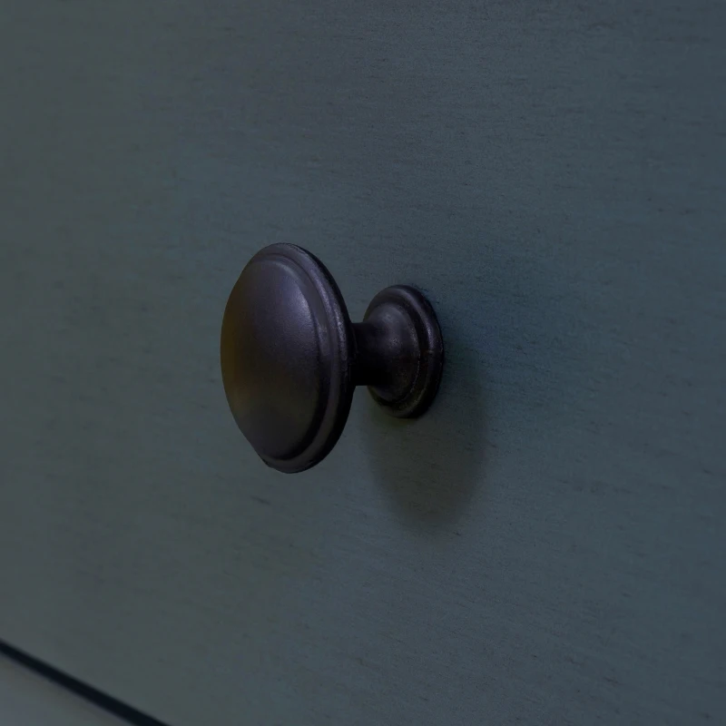 Mid-Century Retro Console Table with 2 Open Shelves, 3 Drawers, Pine Solid Wood Frame, MDF Tabletop, 50" L x 16" W x 30" H, Navy