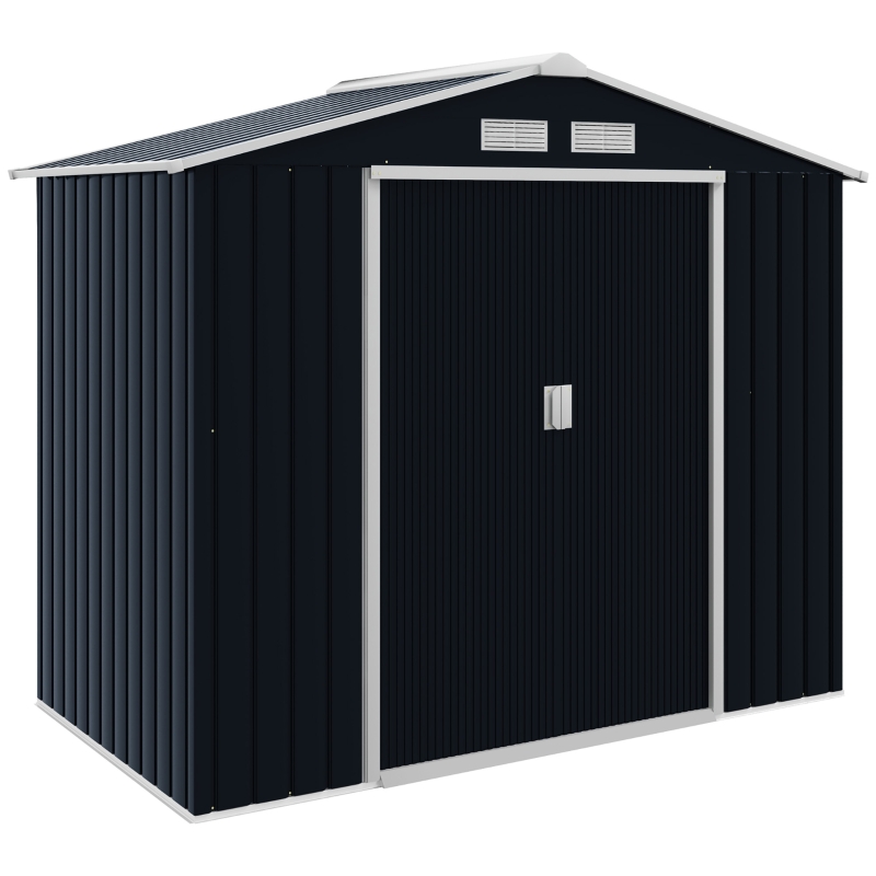 ロフトページ　1110☓730 Outsunny 7' x 4' Metal Storage Tool Shed Kit Spacious with