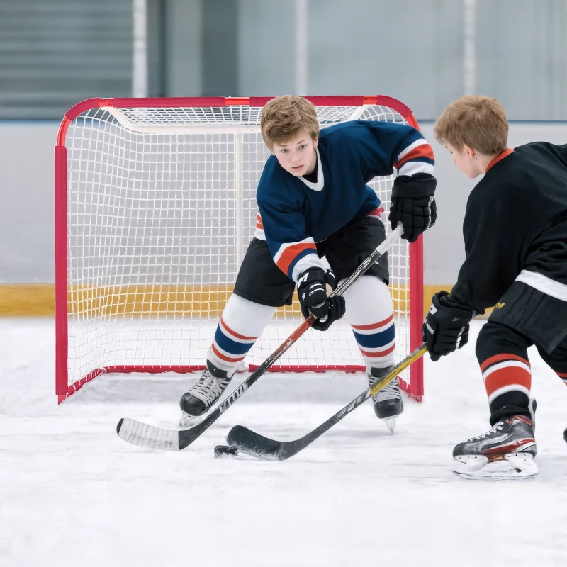 Soozier Backyard Soccer Goal, All Weather Practice Soccer Net with Steel Frame, PE Mesh for Backyard, Easy Assembly