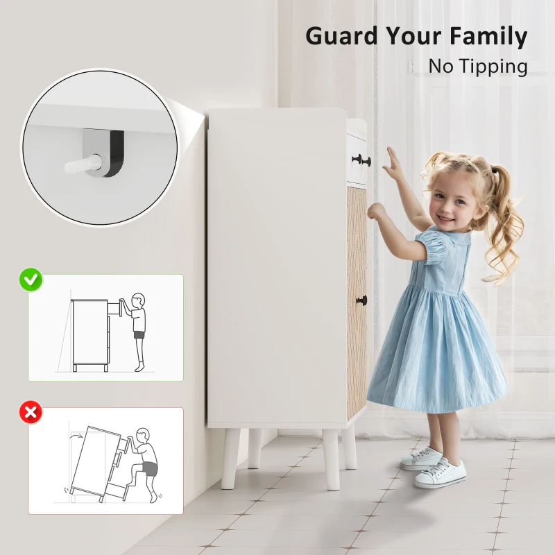 HOMCOM Shoe Cabinet for Entryway, Modern Shoe Storage Cabinet with Adjustable Shelves and Drawer for 12 Pairs, White