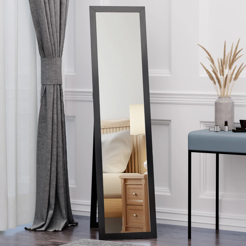 HOMCOM Full Length Mirror for Bedroom, Free Standing Dressing Mirror, Wall Mirror for Living Room, 15" x 61"