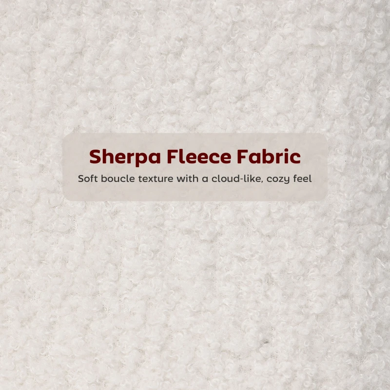 HOMCOM Set of 2 Barstools, Upholstered Bar Stools with Backrest, Footrest for Kitchen Island, Dining Room, Cream White