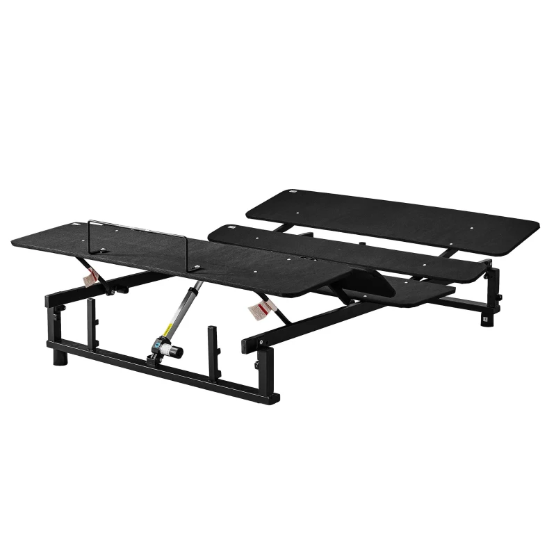 Adjustable Queen Bed Base Frame with Head and Foot Incline, Wireless Remote, Zero Gravity, Quiet Motor, 79" L x 59" W x 13" H, Black