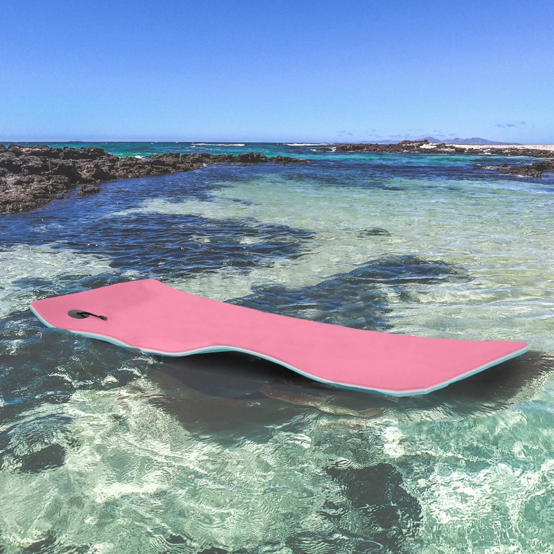 Soozier 6.5x2ft Floating Mat Floating Lily Pad Water Carpet Float Aqua Mat Water Recreation and Relaxing in Pool Beach Lake