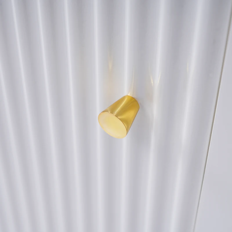 Modern Floating Bathroom Vanity with Ceramic Basin and Right Side Storage, Cabinet with Rose Gold Handle, 21.5" L x 12" W x 26.5" H, White