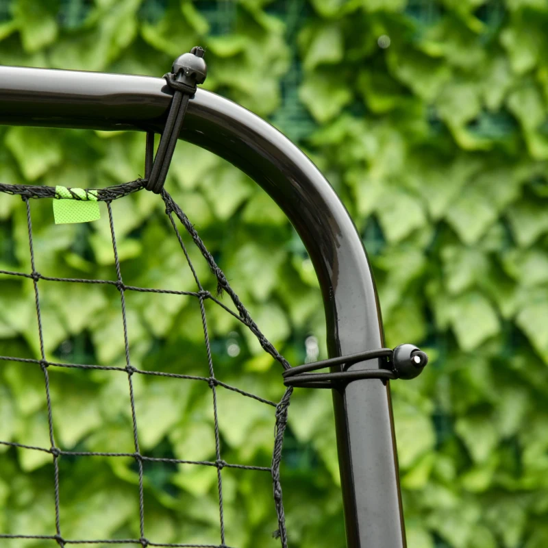 Soozier Volleyball Rebounder Net, Angles Adjustable Soccer Rebounder, Lacrosse Baseball Volleyball Training Equipment Aid