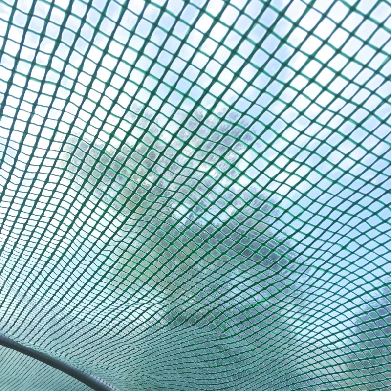 Outsunny 20x10x6.6ft Heavy Duty Outdoor Walk-in Tunnel Greenhouse Portable Garden Planting Warm House with PE Cover Green