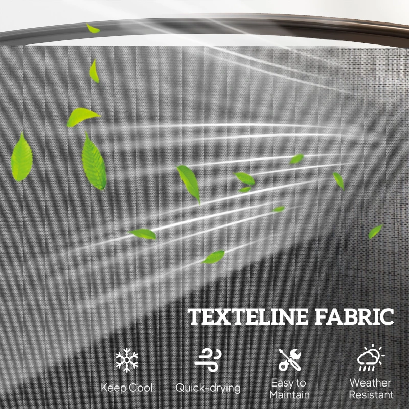 Outsunny Patio Glider Rocking Chair 2 Person Outdoor Loveseat Rocker Garden Furniture Bench, Black