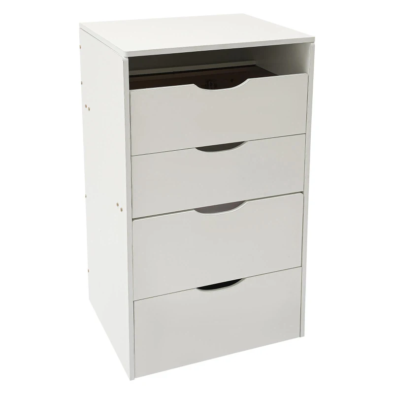 3-in-1 Vanity Desk with Flip Top Mirror, Compact Makeup Vanity Set with Visible Glass Desktop, Cushioned Stool, 23.5" L x 16" W x 31.5" H, White