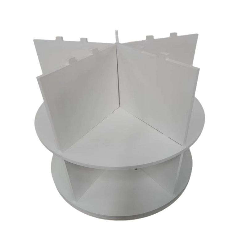 7-Tier Rotating Shoe Rack Tower with Sturdy Construction, 360-Degree Shoe Display with 28-Pair Capacity, 23.5" L x 23.5" W x 63.5" H, White